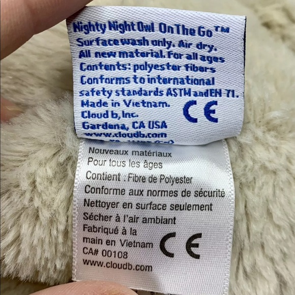 White Noise Machine CLOUD B Nighty Night Owl On The Go WORKING w/ Timer & Sounds - Picture 9 of 12